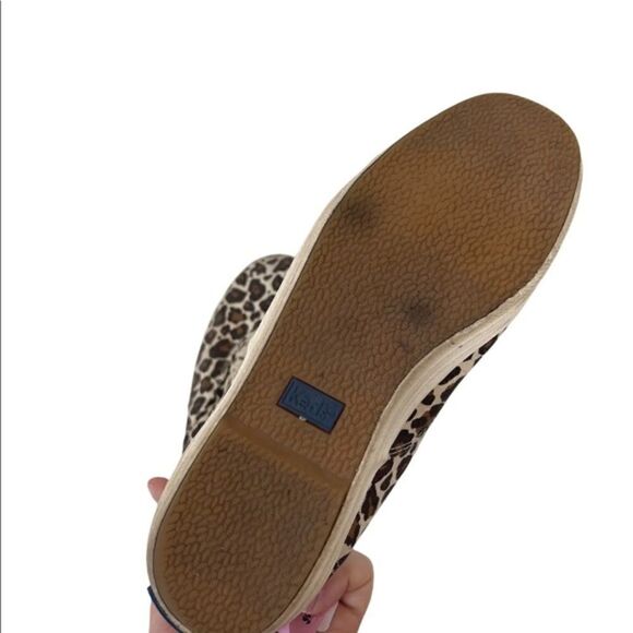 Keds Leopard Lace Up Sneakers Women 5.5 - Picture 3 of 7